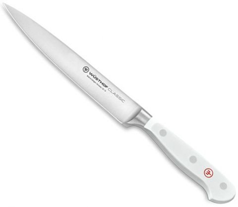 Нож за нарязване и порциониране Wusthof Classic White, 16 см