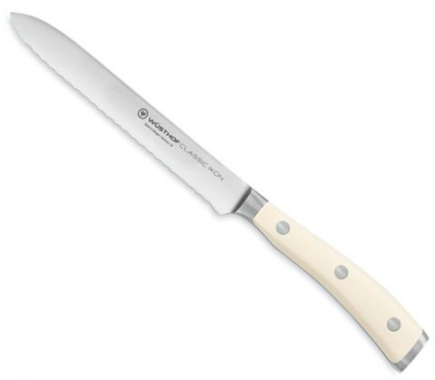 Кухненски нож Wusthof Classic Ikon Crème назъбено острие, 14 см