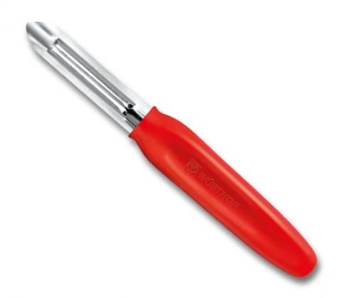 Нож за белене Wusthof, статично острие, червен