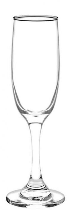 Комплект от 6 броя чаши за шампанско Cristar Premier 183 мл