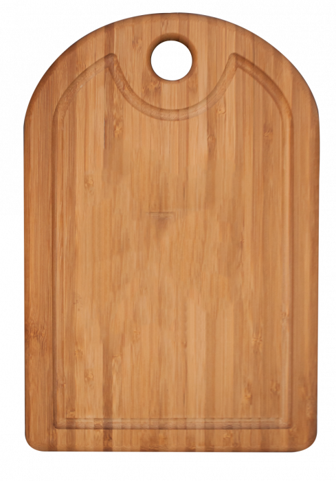 Бамбукова дъска Horecano с овал 21,5 x 32,2 x 1,9 см