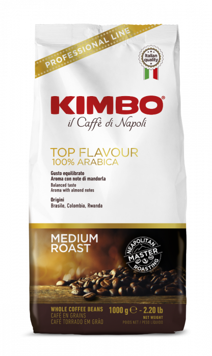 Кафе на зърна Kimbo Top Flavour - 1 кг