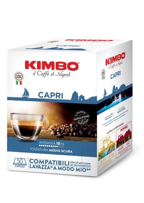 Кафе капсули Kimbo "A Modo Mio" Capri - 50 х 7.4 г