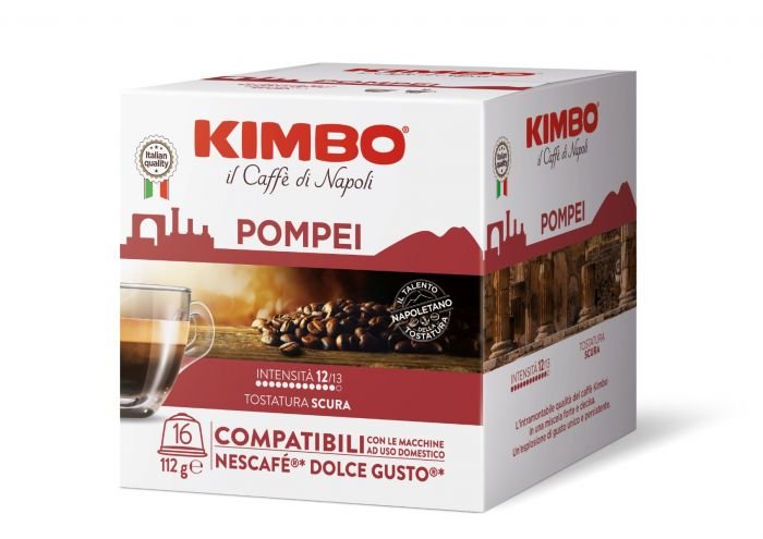 Кафе капсули Kimbo Dolce Gusto Capsules Pompei - 16 бр х 7 г