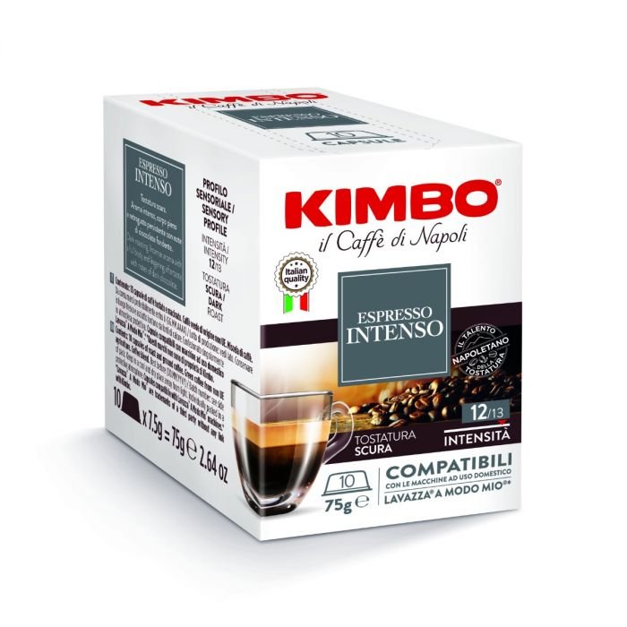 Кафе капсули "A Modo Mio" Kimbo Intenso - 10 х 8 г