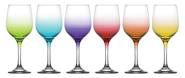 Комплект чаши за вино LAV Fame CORAL 556, 6 броя