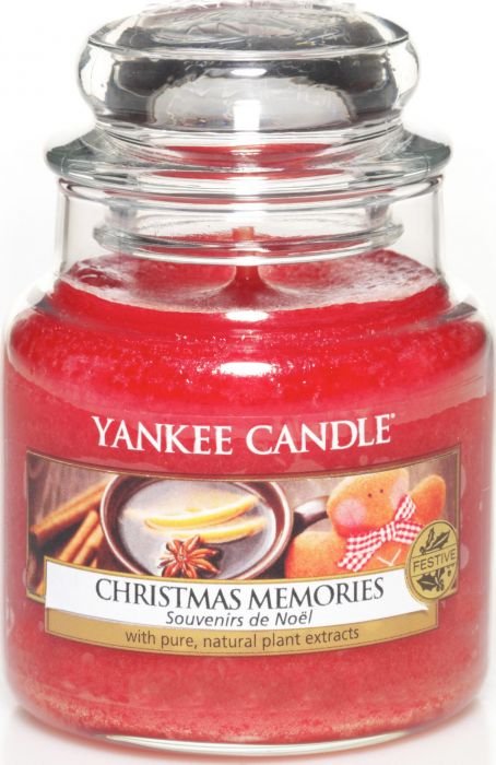 Ароматна свещ в малък буркан Yankee Candle Christmas Memories