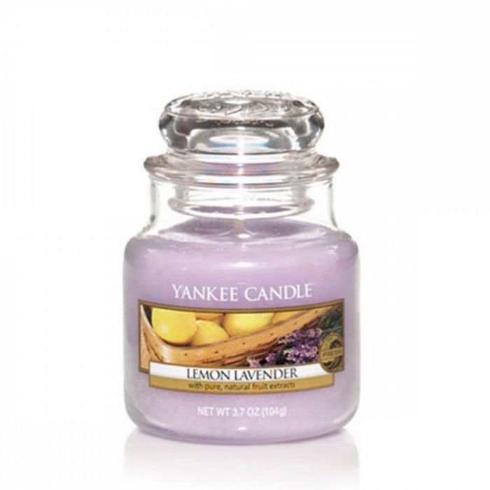 Ароматна свещ в малък буркан Yankee Candle Lemon Lavender
