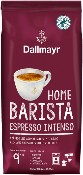 Кафе на зърна Dallmayr Home Barista Espresso Intenso 1000 г