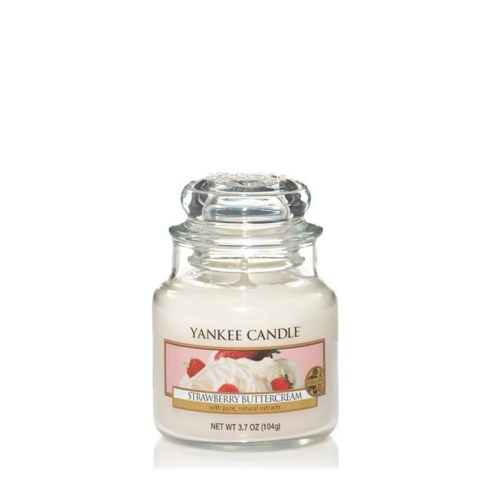 Ароматна свещ в малък буркан Yankee Candle Strowberry Buttercr