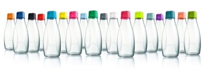 Боросиликатна бутилка за вода Retap 0,8 л - различни цветове