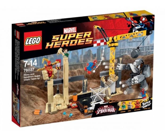 Събиране на злодеите с Носорога и Сендмен LEGO® Marvel Super Heroes 76037