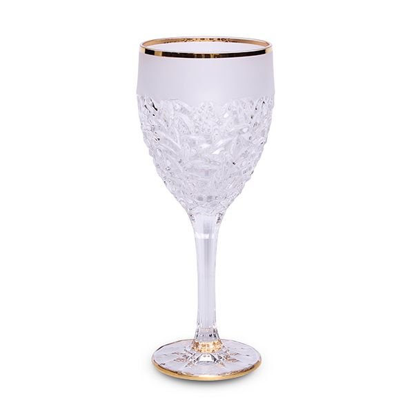 Чаша за вино Bohemia Nicolette Gold Matt 320 мл, 6 броя