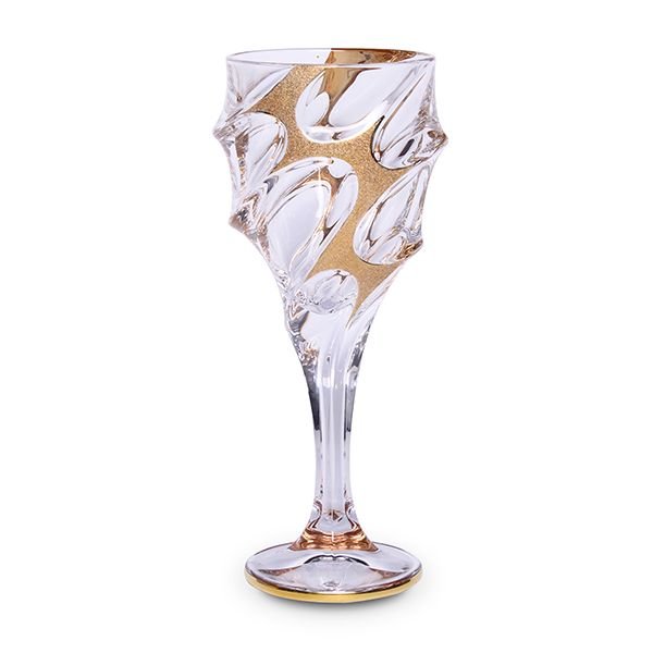 Чаша за вино Bohemia Calypso Golden Ice 270 мл, 6 броя