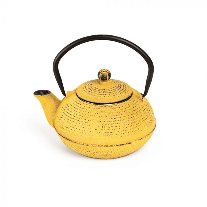 Чугунен чайник с цедка Luigi Ferrero FR-8350Y 500ml, жълт