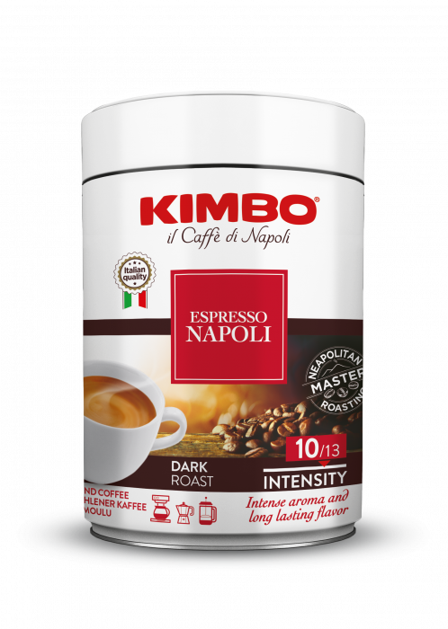 Мляно кафе Kimbo Aroma Napoletano метална кутия  - 250 г 