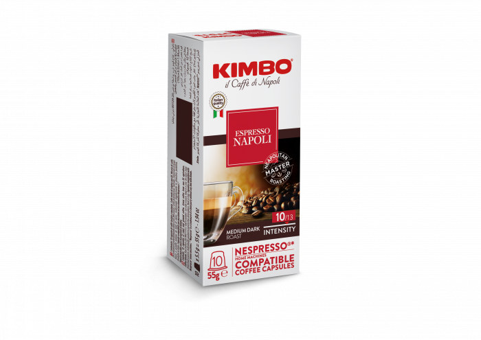 Kапсули за Nespresso Kimbo Napoli - 10 бр х 5,5 г	