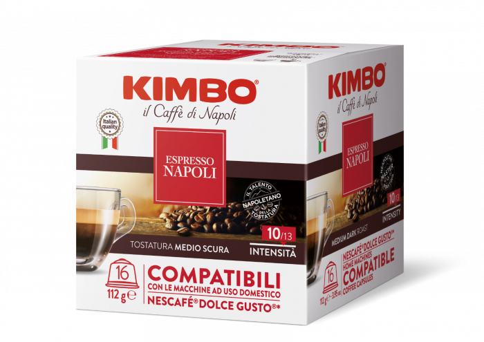 Кафе капсули Kimbo Dolce Gusto Capsules Napoli - 16 бр х 7 г
