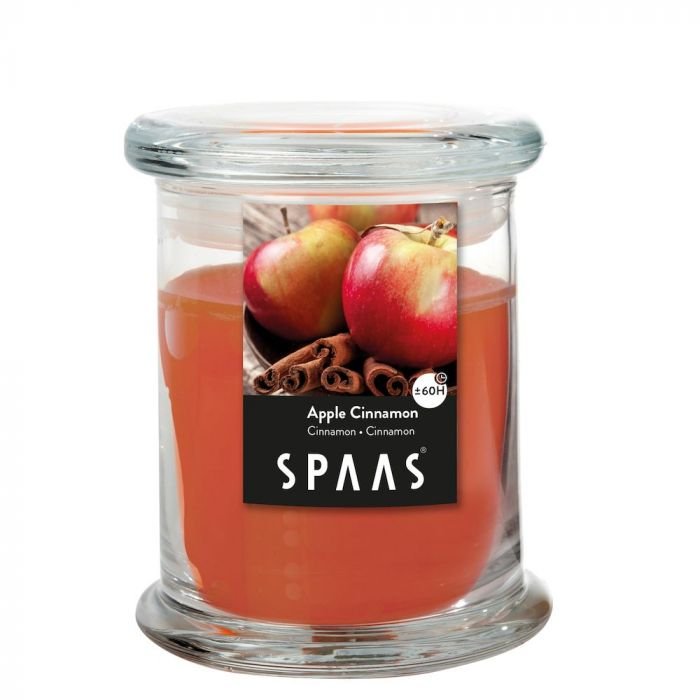 Ароматна свещ в съд Spaas, ябълка и канела 