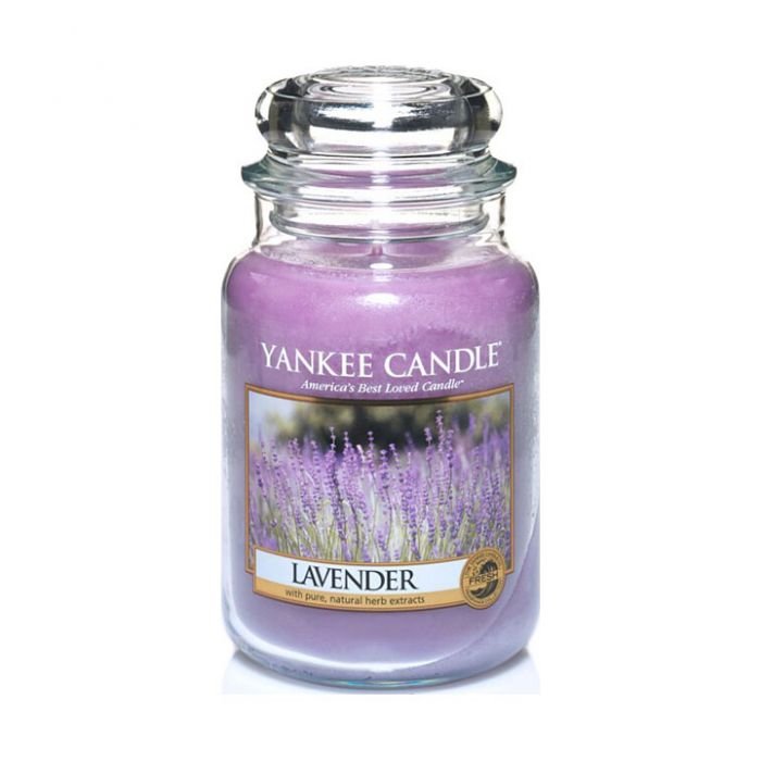 Ароматна свещ в голям буркан Yankee Candle Large Jar Lavender