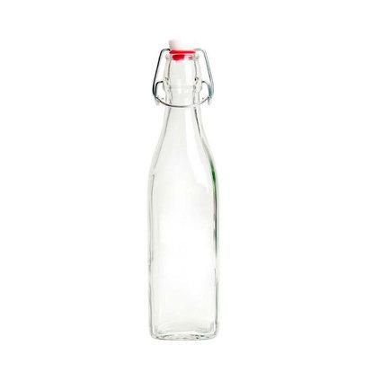 Стъклена бутилка Bormioli Rocco Swing, с херметическа капачка,1 л