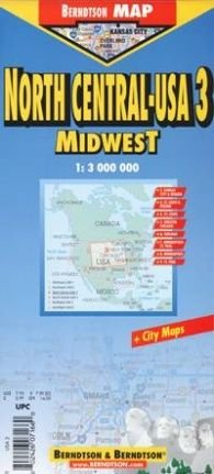 North Central- USA 3 Midwest/ 1: 3 000 000+City Maps