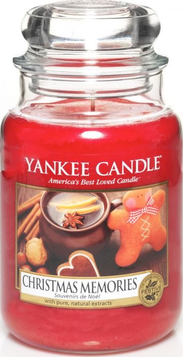 Ароматна свещ в голям буркан Yankee Candle Large Jar Christmas Memories