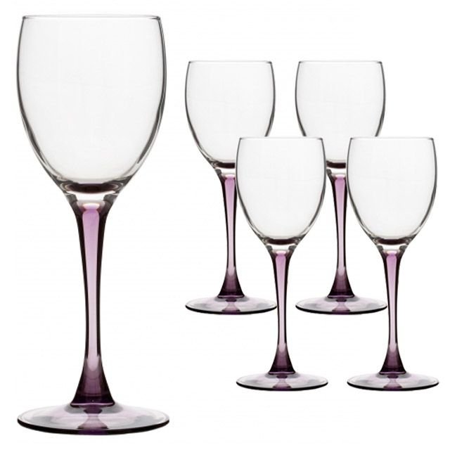 Комплект от 4 броя чаши за вино Luminarc Sweet Lilac 250 мл