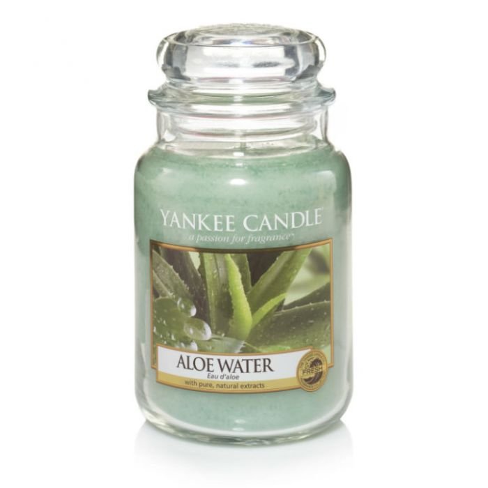 Ароматна свещ в голям буркан Yankee Candle Large Jar Aloe Water