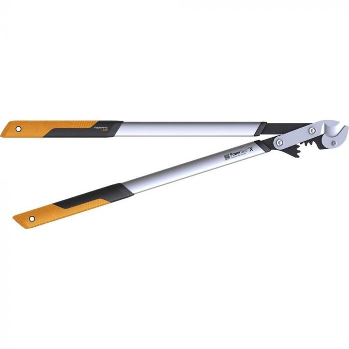 Овощарска ножица със стоманен зъбчат механизъм и пресичащи се остриета Fiskars PowerGearX™, L LX99