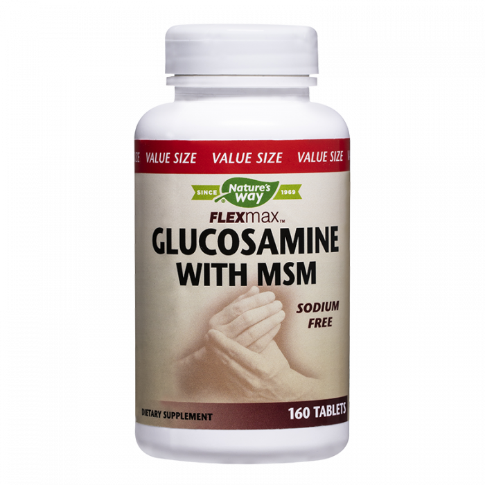 Глюкозамин Сулфат & МСМ Nature's Way 877 мг - 160 таблетки