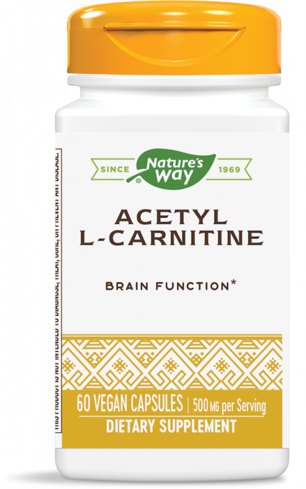 Ацетил-Л-карнитин Nature's Way 500 мг