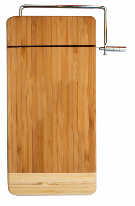 Бамбукова дъска за сирена с нож Horecano 15,3x30,5 cм