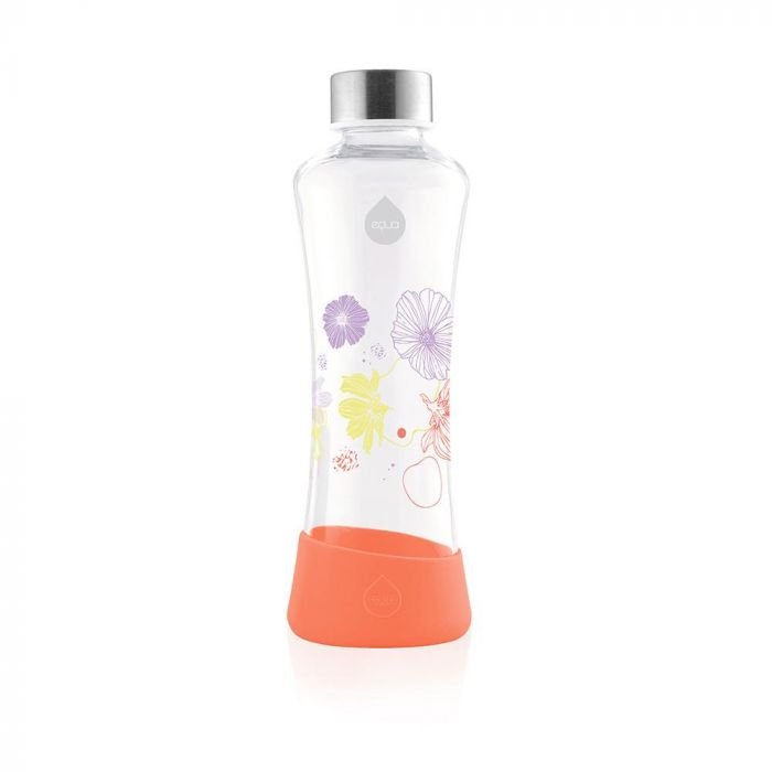 Стъклена бутилка EQUA Flowerhead Poppy 550 мл
