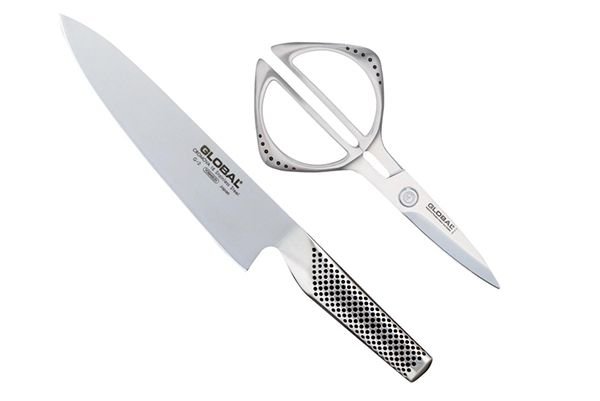 Комплект нож и ножица Global