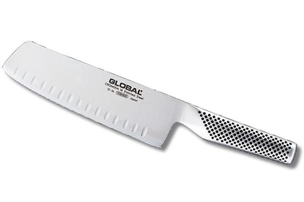 Нож за зеленчуци с шлици Global 18 см