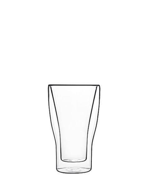Двустенна чаша за топли напитки Luigi Bormioli Drink&Design 340 мл, 2 броя