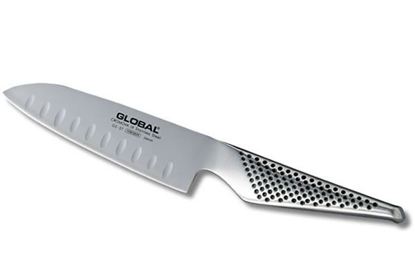Кухненски нож Santoku с шлици Global 13 см