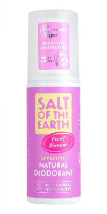 Кристален спрей дезодорант Salt of the Earth 'Peony Blossom' 100 мл