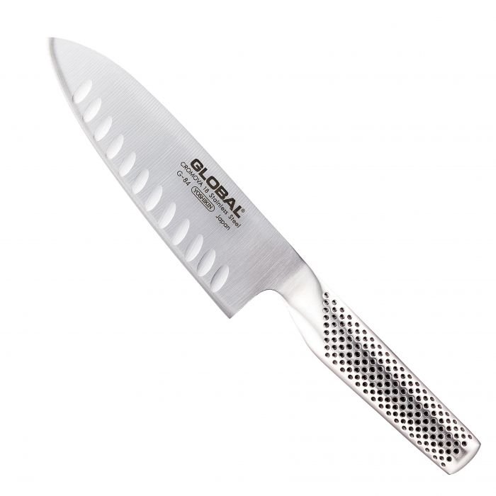 Кухненски нож Santoku с шлици Global 16 см