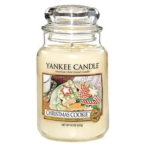 Ароматна свещ в голям буркан Yankee Candle Large Jar Christmas Cookie 