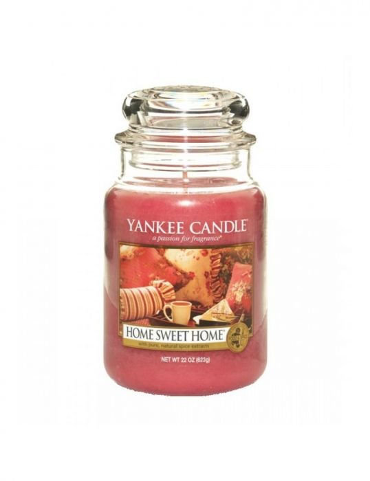 Ароматна свещ в голям буркан Yankee Candle Large Jar Home Sweet Home