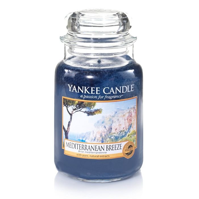 Ароматна свещ в голям буркан Yankee Candle Large Jar Mediterranean Breeze 
