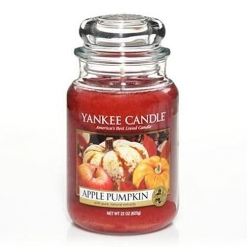 Ароматна свещ в голям буркан Yankee Candle Large Jar Apple Pumpkin