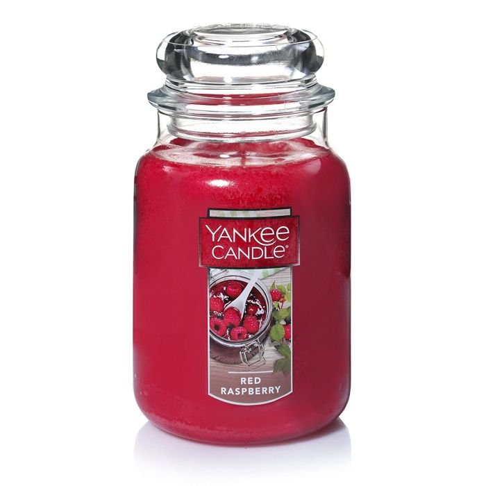 Ароматна свещ в голям буркан Yankee Candle Large Jar Red Rasberry
