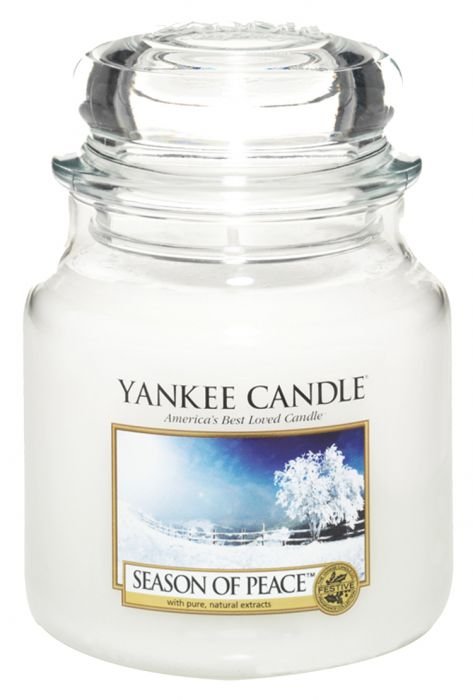 Ароматна свещ в голям буркан Yankee Candle Large Jar Season Of Peace