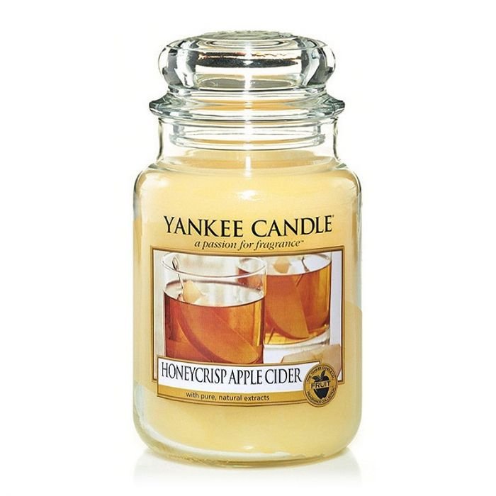 Ароматна свещ в голям буркан Yankee Candle Large Jar Honey Crisp Apple Ci