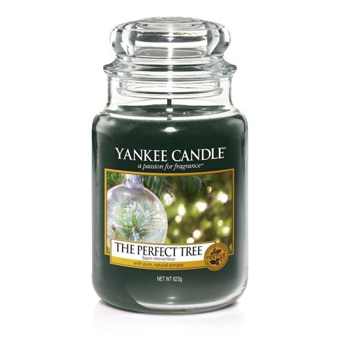 Ароматна свещ в голям буркан Yankee Candle Large Jar The Perfect Tree 