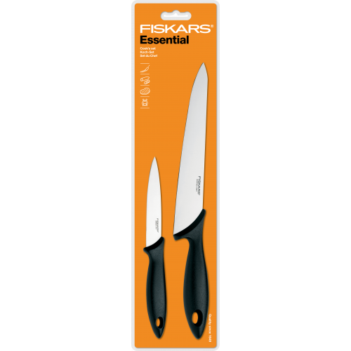Комплект от 2 броя кухненски ножове Fiskars Essential
