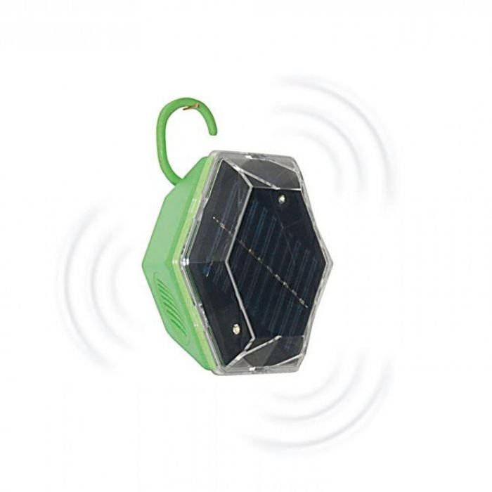 Соларно мобилно, ултразвуково устройство против птици (лястовици, гълъби, чайки) Gardigo за 150 кв.м.